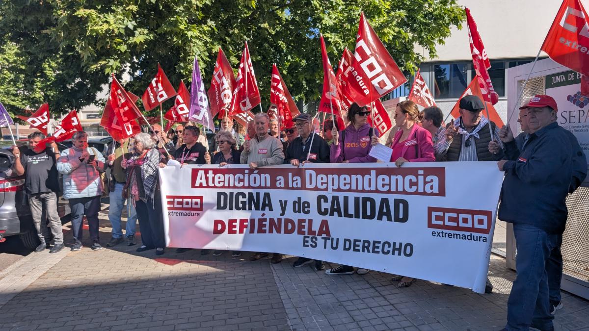 Concentración a las puertas del SEPAD
