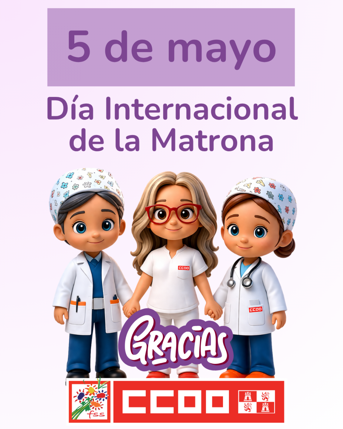 &#55357&#56476 5 de mayo | #DíaDeLaMatrona