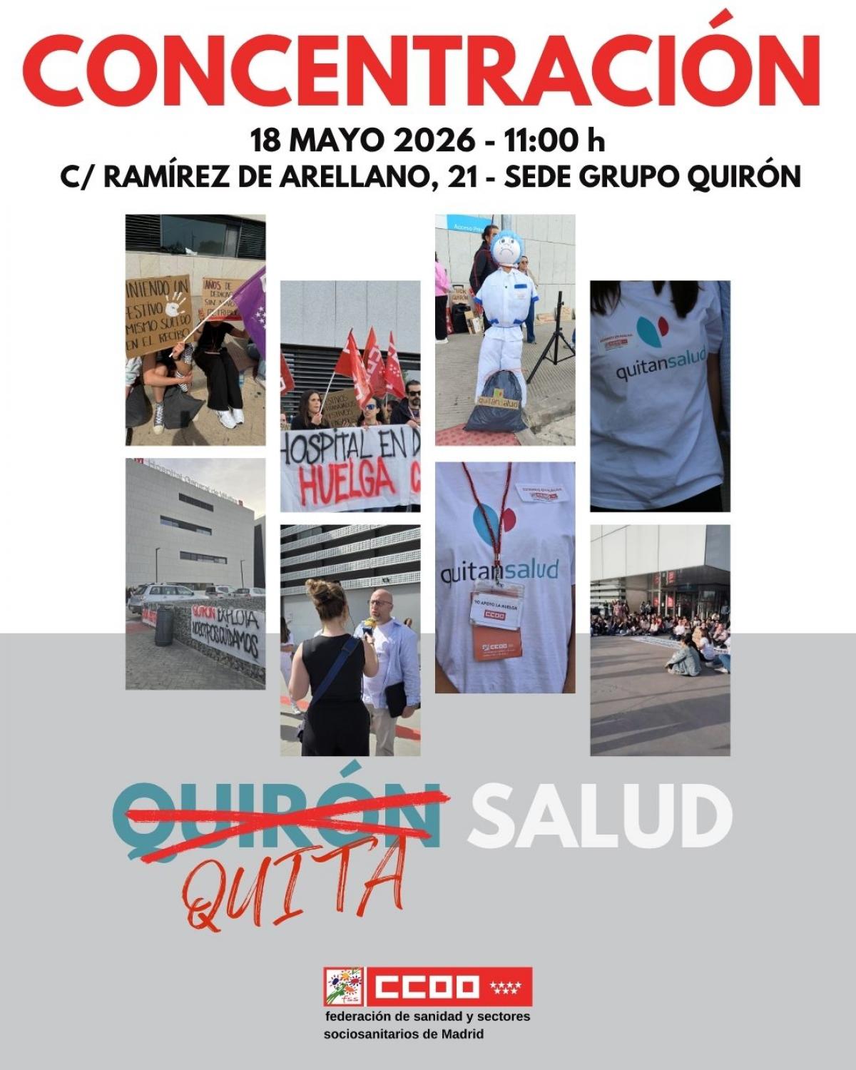Concentración Quirón 18 mayo