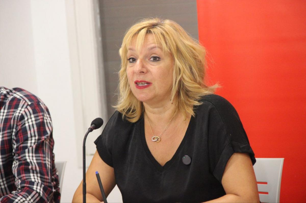 Carmen Martnez, secretaria general de la FSS-CCOO La Rioja