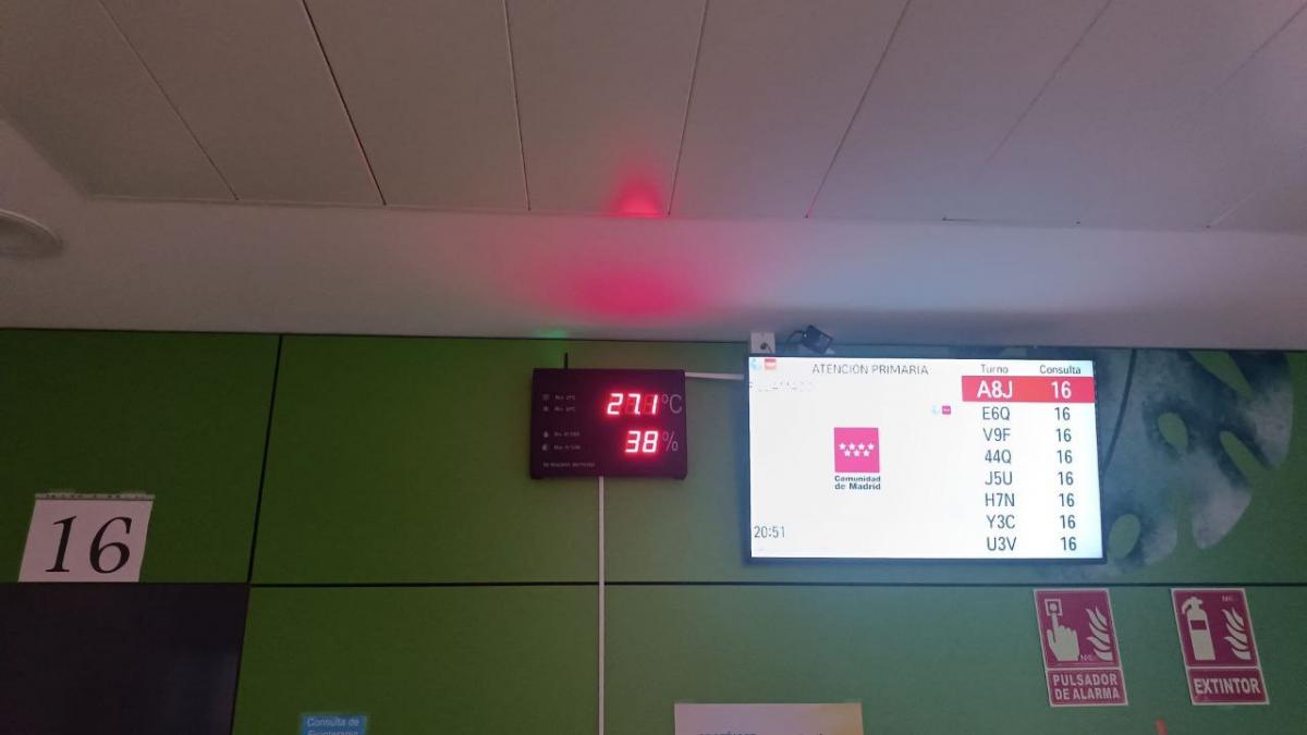 Estrs trmico en centros de salud madrileos.
