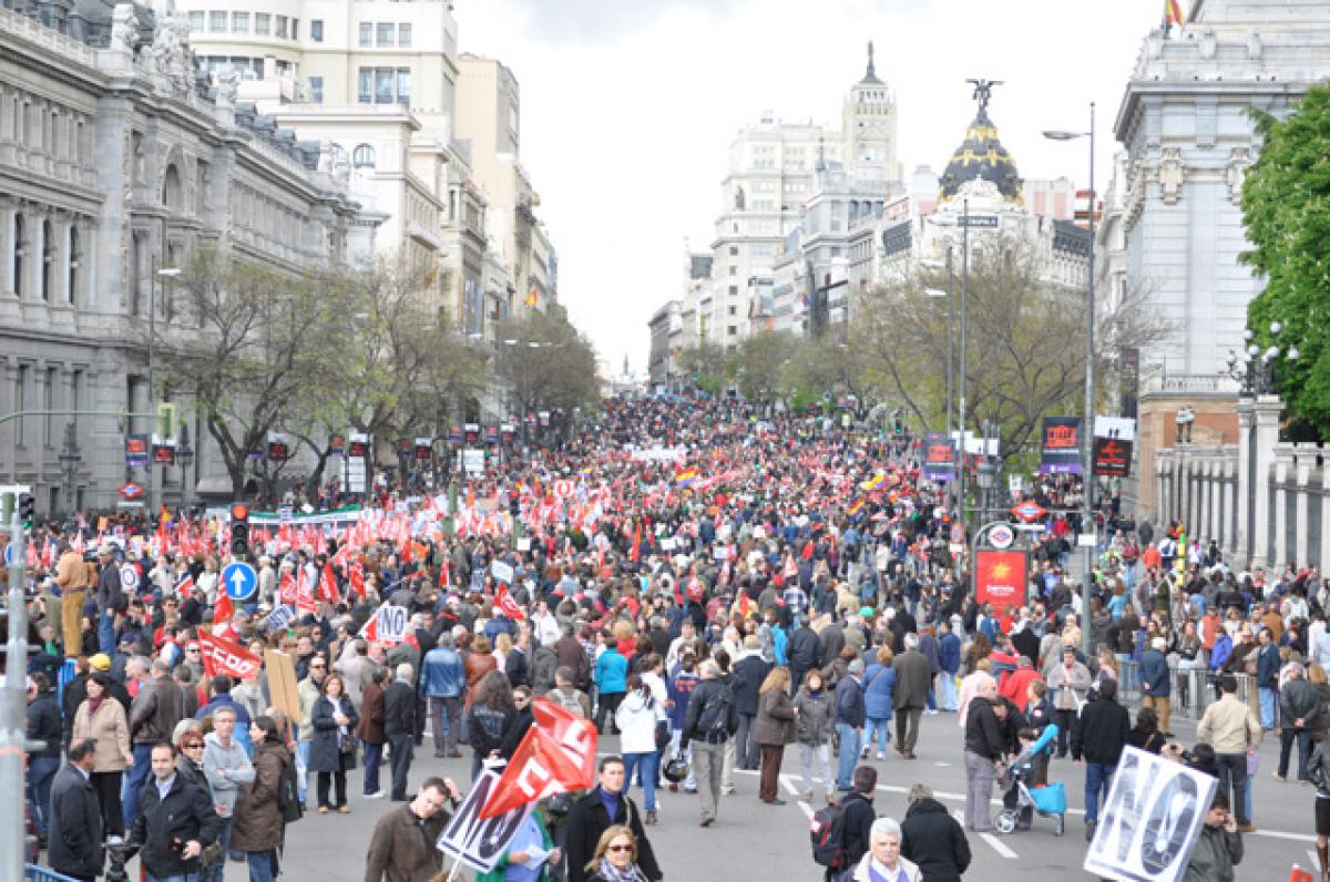 Manifestación Primero de Mayo Madrid 2012 06