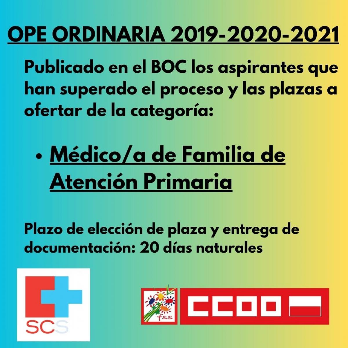 OPE Médico/a de Familia de AP