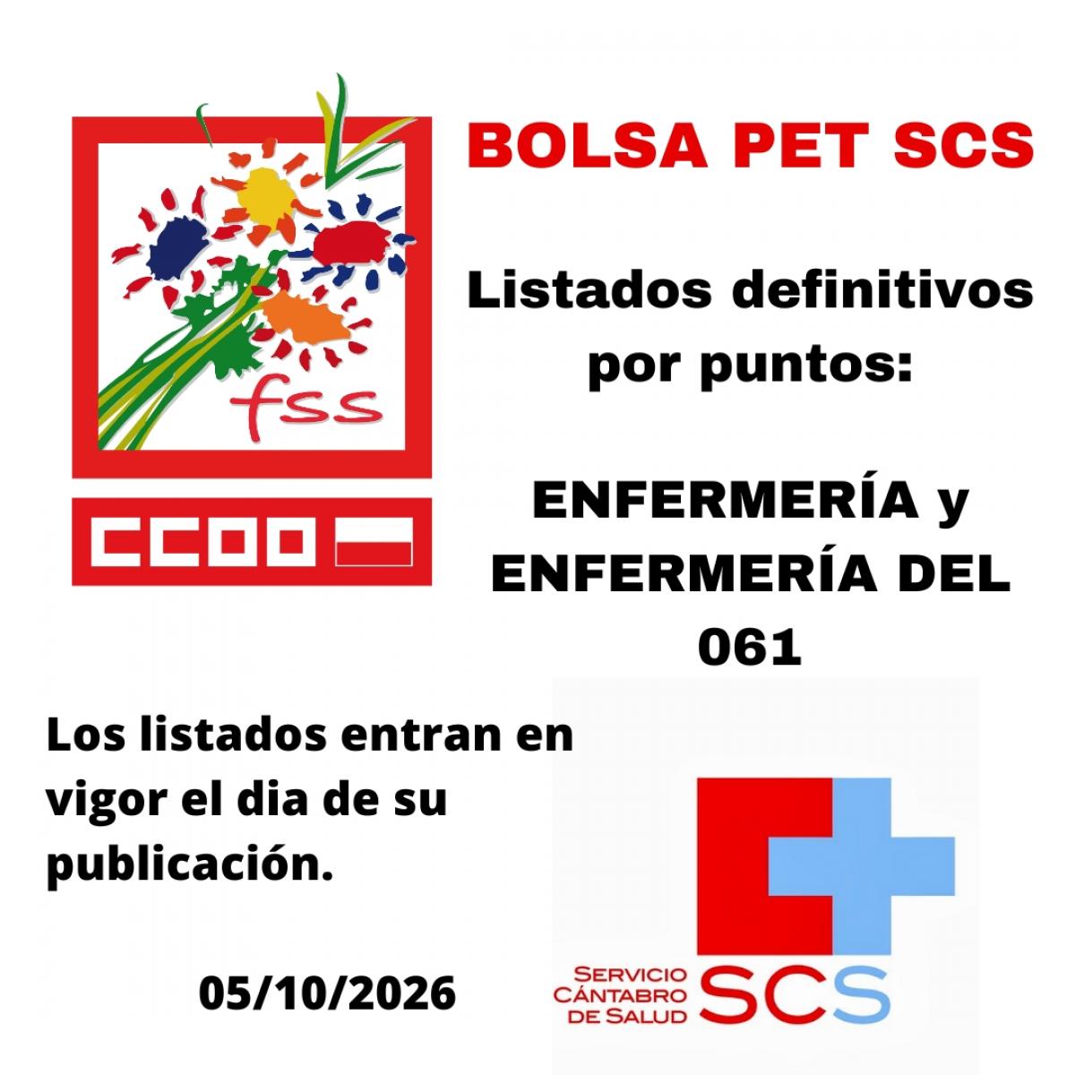 BOLSA PET SCS ENFERMERÍA Y ENFERMERÍA DEL 061