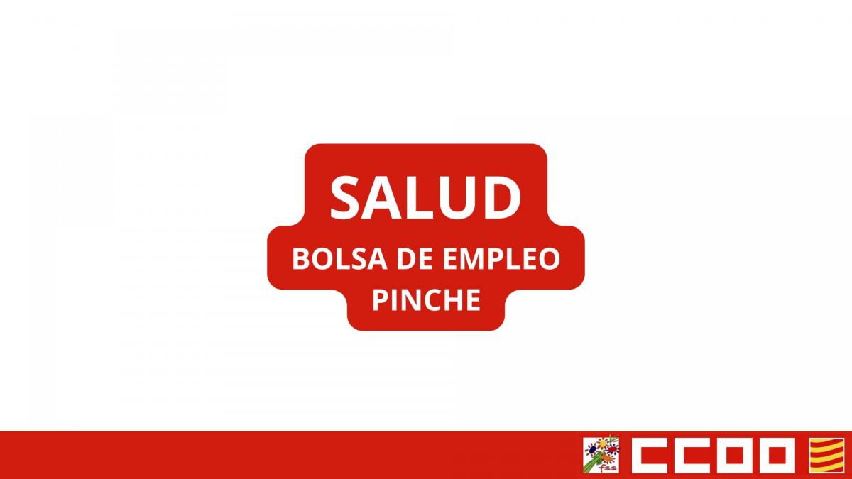 Bolsa empleo SALUD pinche