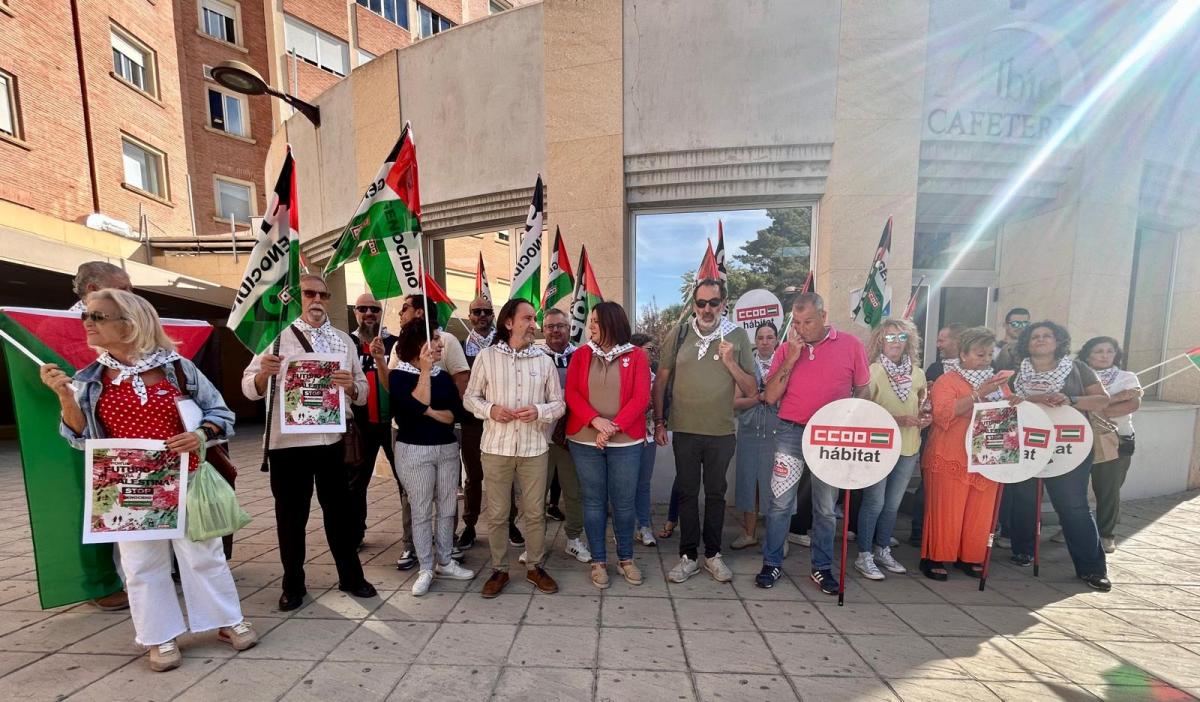 Paros 15O por Palestina. Complejo Hospitalario de Jaén