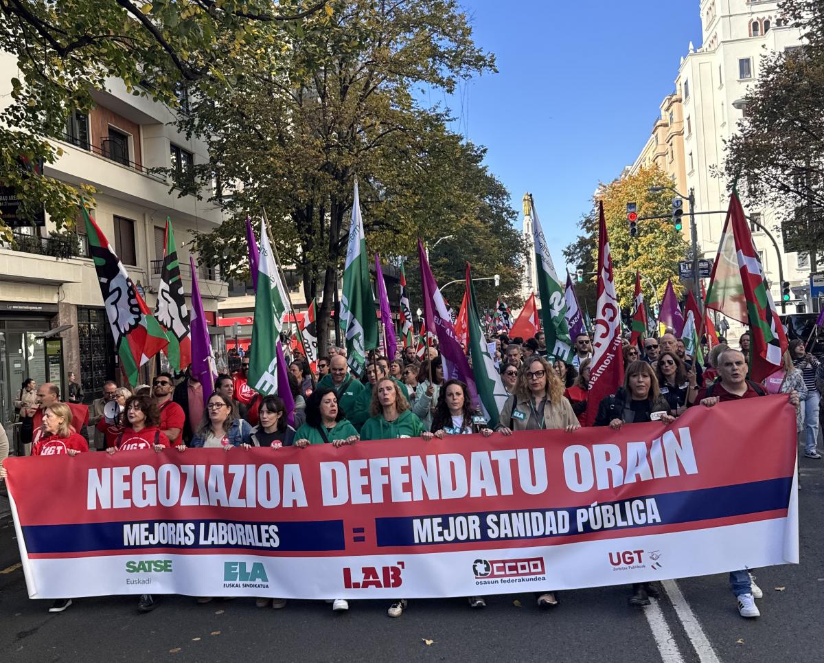 Manifestación Osakidetza 30 de octubre