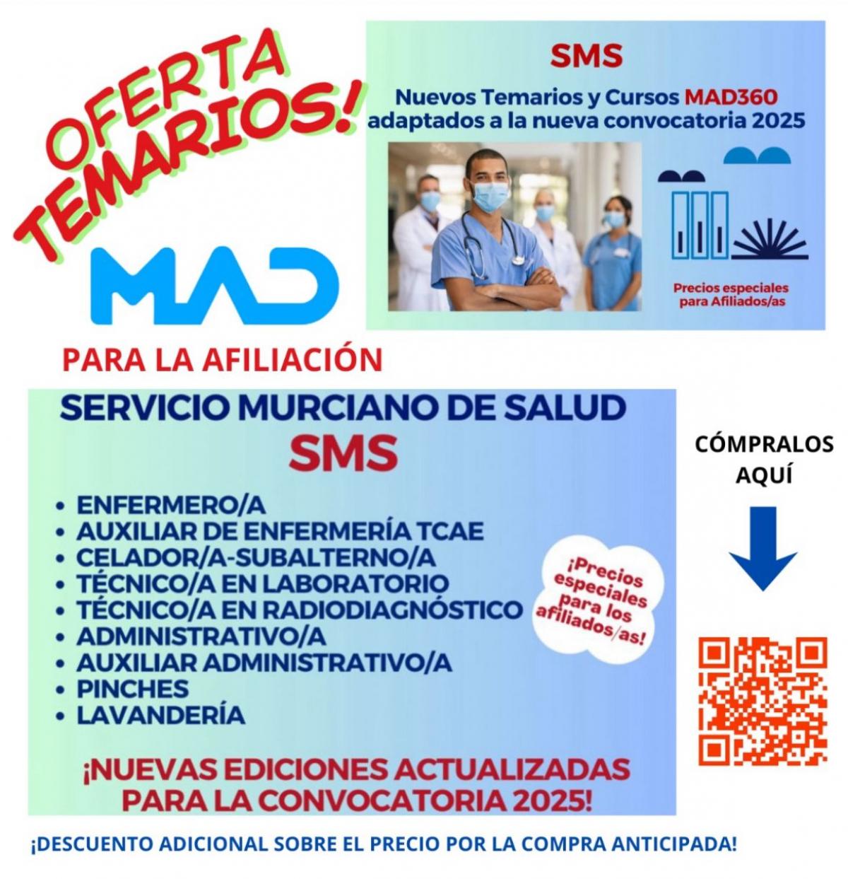 Oferta temarios MAD.