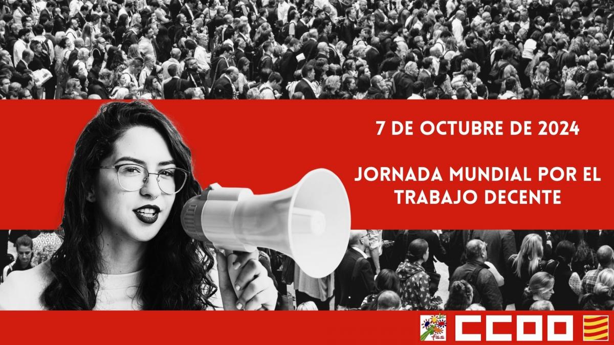 7 Octubre - Jornada Mundial por el Trabajo Decente