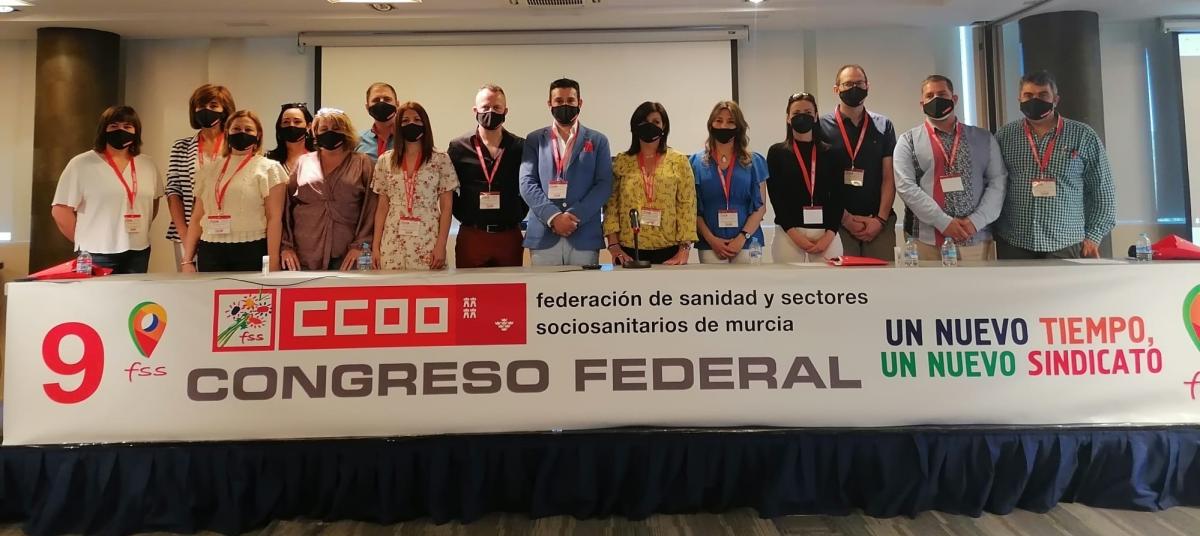 Nueva Ejecutiva y Secretario General de la FSS-CCOO de la Region de Murcia