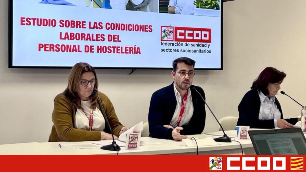 CCOO presenta informe de personal de la hostelera hospitalaria