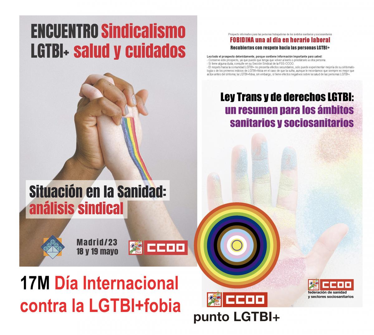 La FSS-CCOO fortalece sus compromisos sindicales en la lucha contra la LGTBI+fobia en los entornos laborales sanitarios y sociosanitarios