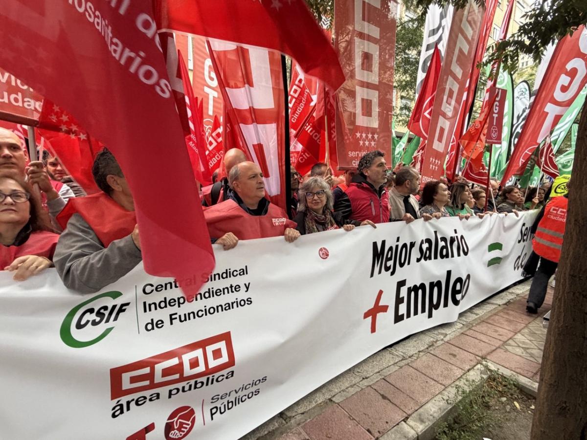 Concentración en Madrid.