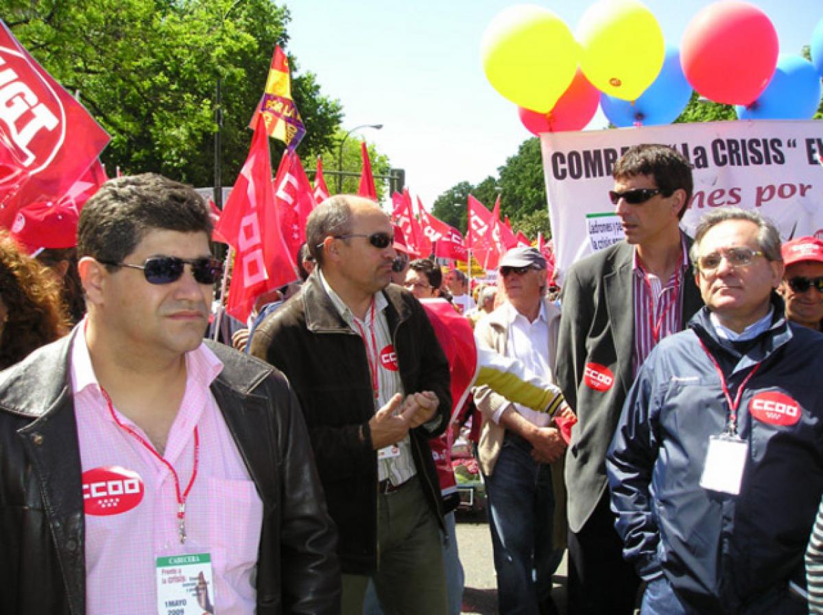 Imágenes de la manifestación del 1 de mayo de 2009