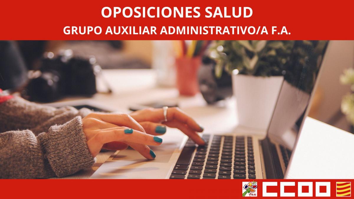 Oposición Grupo Auxiliar Administrativo/a de la Función Administrativa