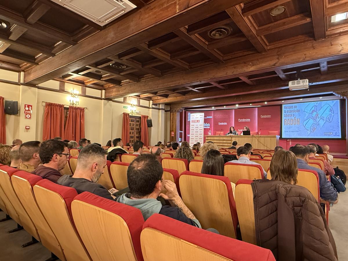 Jornadas de CCOO CLM sobre la exposición laboral al radón