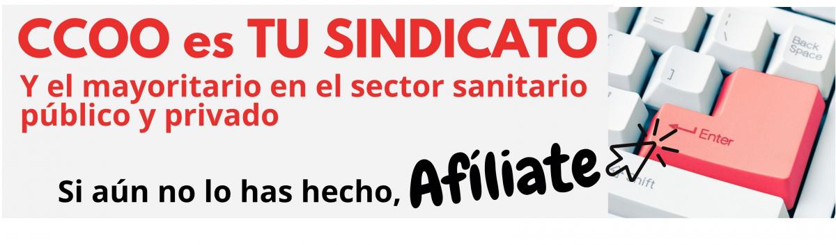 CCOO es tu sindicato, afíliate