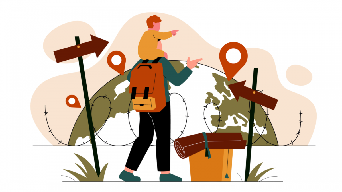 Ilustración migraciones.