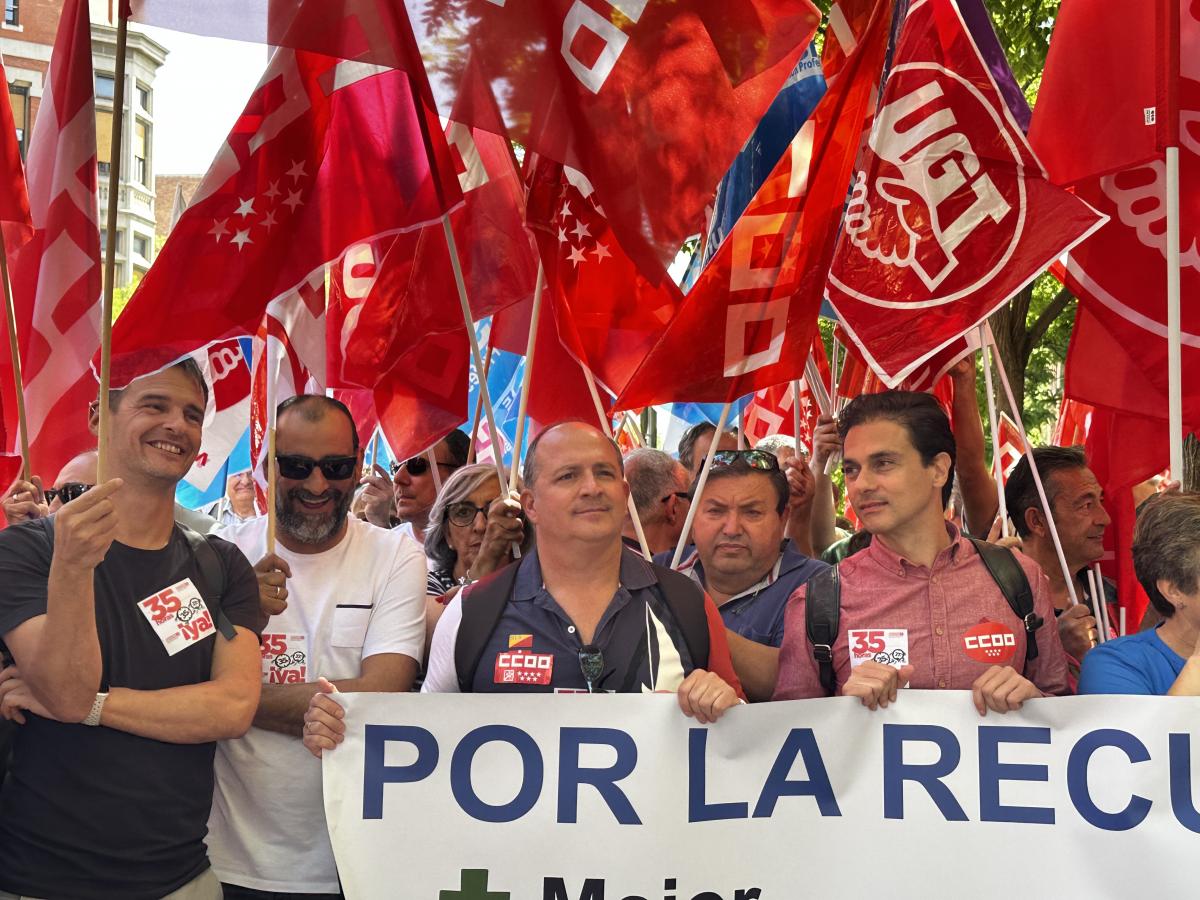 CCOO pide más personal y que paren los despidos en el Servicio Madrileño de Salud