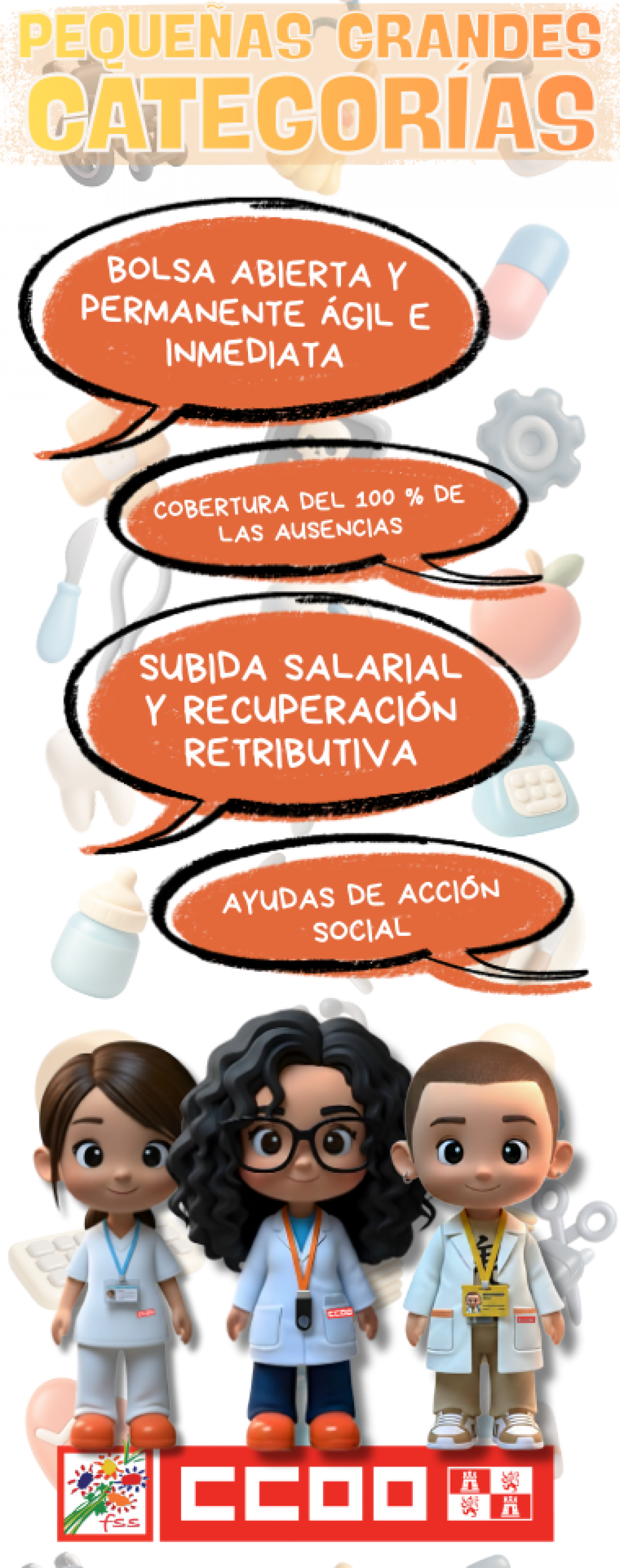 PEQUEÑAS GRANDES CATEGORÍAS REIVINDICACIONES