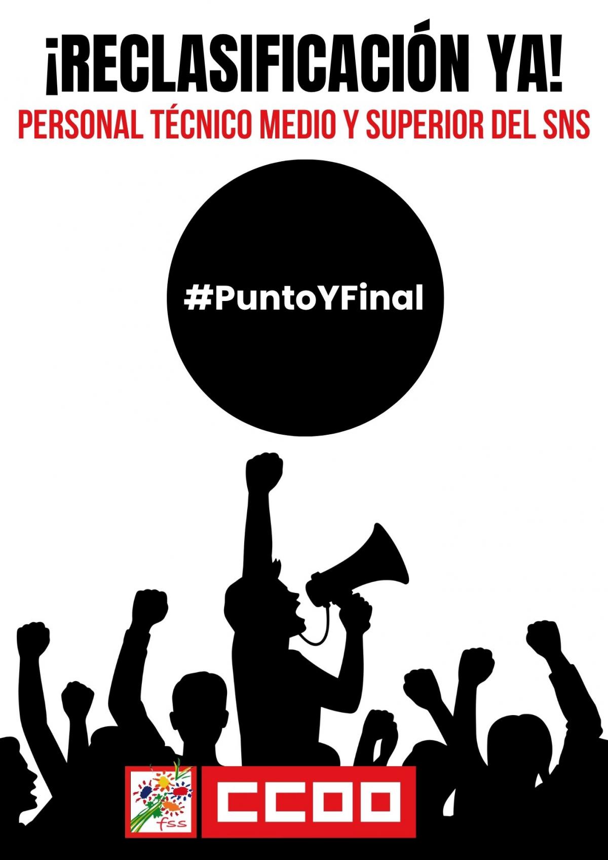 ¡Reclasificación Ya! Personal Técnico Medio y Superior del SNS