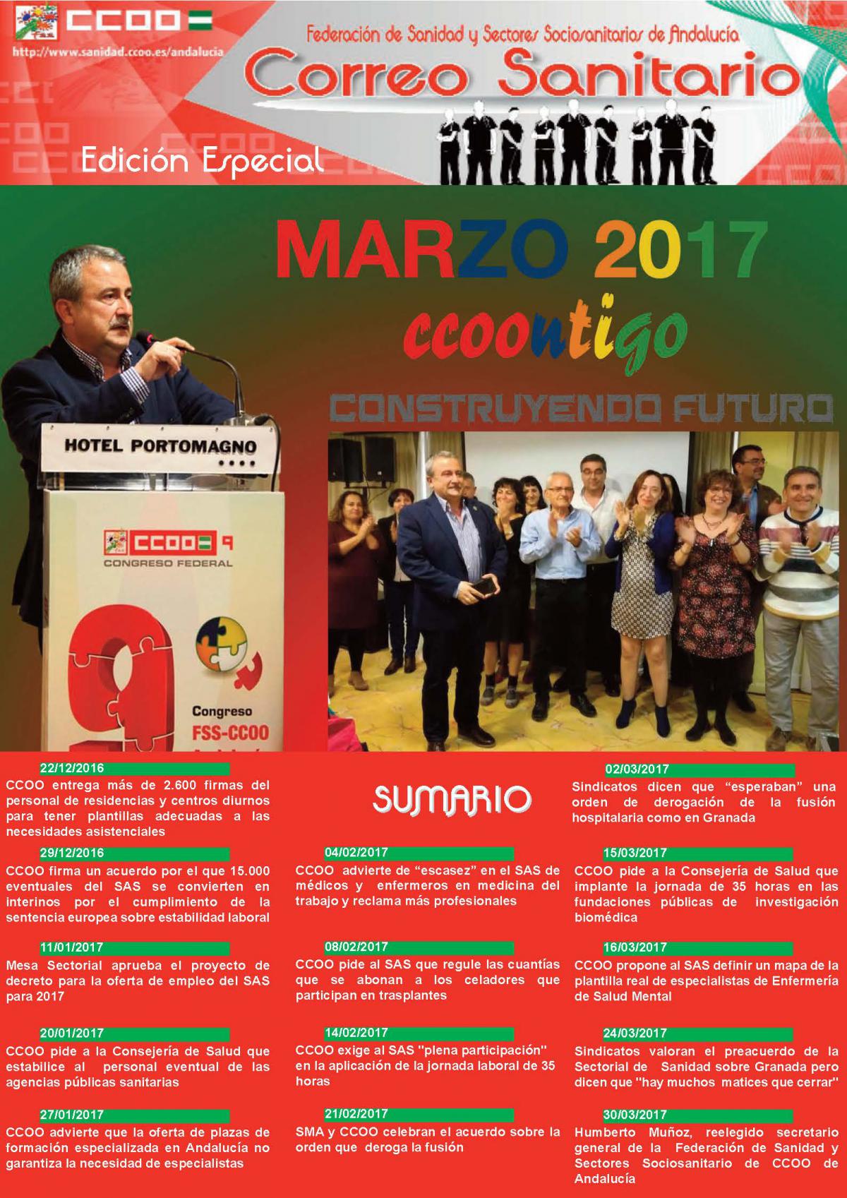 Correo Sanitario EDICIÓN ESPECIAL MARZO 2017