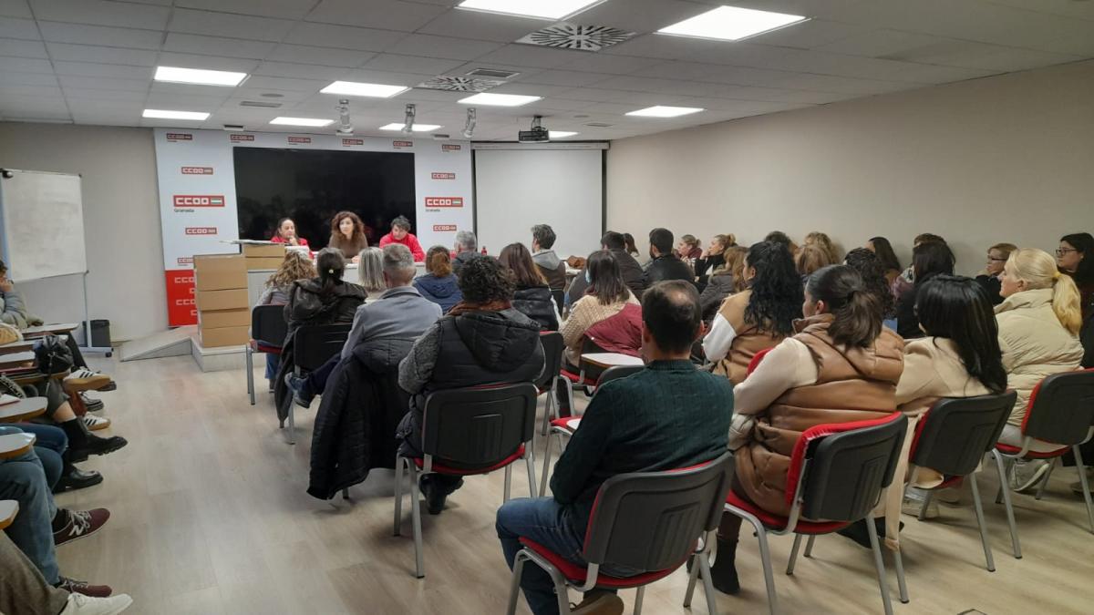 Asamblea de CCOO en Granada.